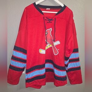 St. Louis Cardinals Hockey Jersey Size XL